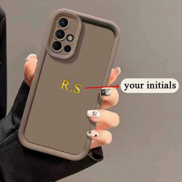For Samsung Galaxy A55 Personalized Custom Name Case A54 A53 A52 A51 A35 A34 A33 A32 A31 A25 A24 A23 A05 A15 Candy Bumper Cover – Image 3
