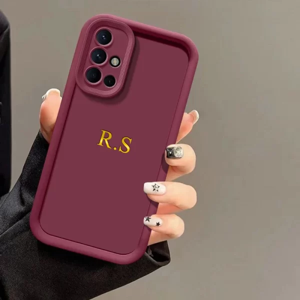 For Samsung Galaxy A55 Personalized Custom Name Case A54 A53 A52 A51 A35 A34 A33 A32 A31 A25 A24 A23 A05 A15 Candy Bumper Cover – Image 5