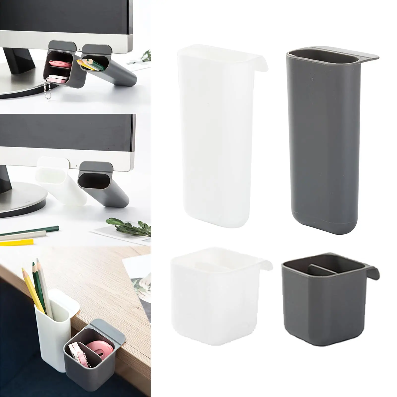 Computer Monitor Pocket Pencil Holder Office Stationery Office Pen Pencil