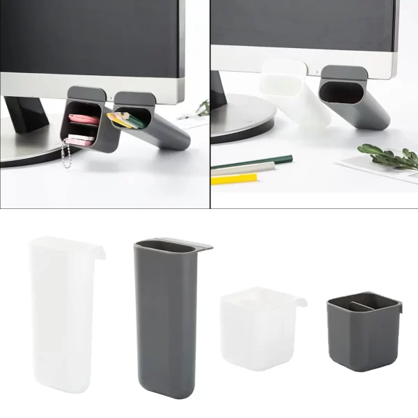 Computer Monitor Pocket Pencil Holder Office Stationery Office Pen Pencil – Image 5