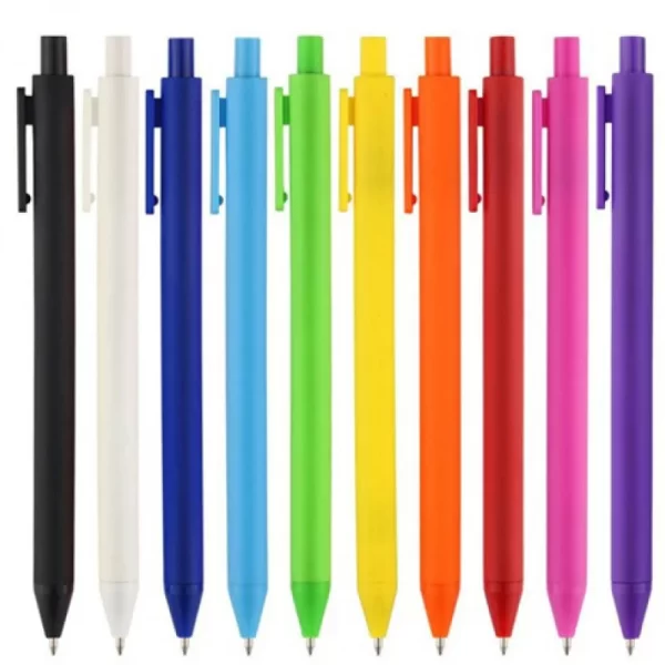 Custom. Macaron Color Frosted Glue Spray Press Advertising Gel Pen Customized Ballpoint Pen Printing Promotional Advertising Cus – Image 5