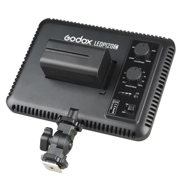 Godox P120C LED Light Ultra Slim LED Panel Video Light 3300K~5600K Studio Lamp for Camera DV Camcorder Canon Nikon – Image 3