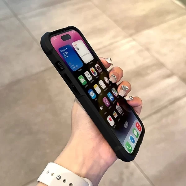Luxury Rugged Heavy Duty Shockproof Case For iPhone 16 15 14 13 12 11 Pro Max 16Plus Silicone Bumper Transparent Hard Back Cover – Image 5