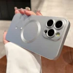 Coque de téléphone magnétique de luxe pour Magsafe, iPhone 16, 15, 14, 13, 12, 11 Pro Max, 16 Plus, couvercle d&rsquo;objectif de charge sans fil, 256
