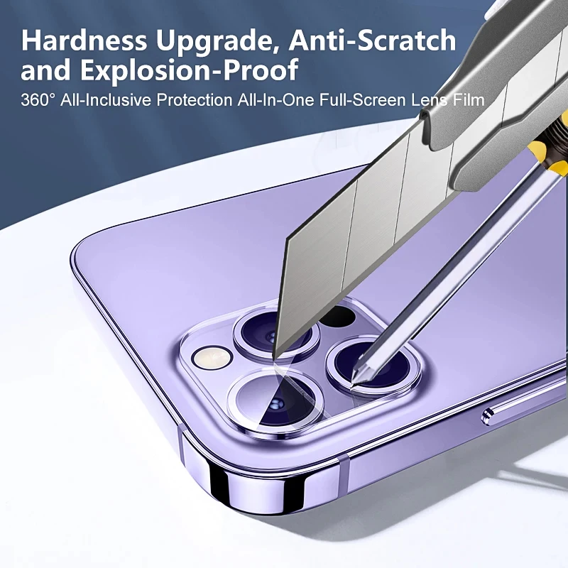 Film Hydrogel 2 en 1 avec verre trempé, pour iPhone 16 15 Pro Max 14 Plus 13 12 11 16 Pro, protecteur d'objectif arrière, accessoires de téléphone – Image 4
