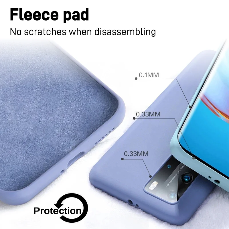 Coque en Silicone liquide pour Samsung Galaxy S24 S23 S22 S21 Ultra A54 A34 A53 A52 A14 5G, housse de protection souple, accessoires de téléphone – Image 3