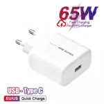Port USB de charge rapide pour OPPO, adaptateur de chargeur, accessoires de téléphone, Reno 12, 11, 10 Pro, Find X8, X7, X6 Pro, 65W