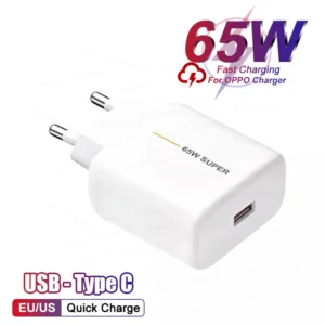 Port USB de charge rapide pour OPPO, adaptateur de chargeur, accessoires de téléphone, Reno 12, 11, 10 Pro, Find X8, X7, X6 Pro, 65W
