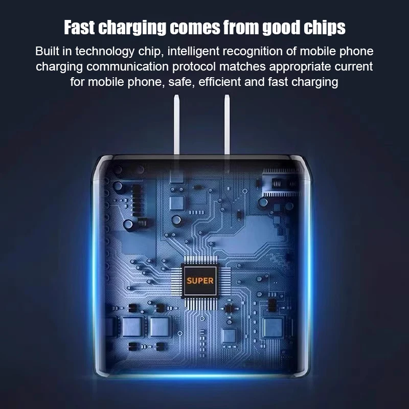 Port USB de charge rapide pour OPPO, adaptateur de chargeur, accessoires de téléphone, Reno 12, 11, 10 Pro, Find X8, X7, X6 Pro, 65W – Image 6