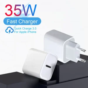 Adaptateur de charge rapide USB C, chargeur de données, accessoires de téléphone, PD 35W, For Apple iPhone 15 14 13 12 11 Pro Max Plus