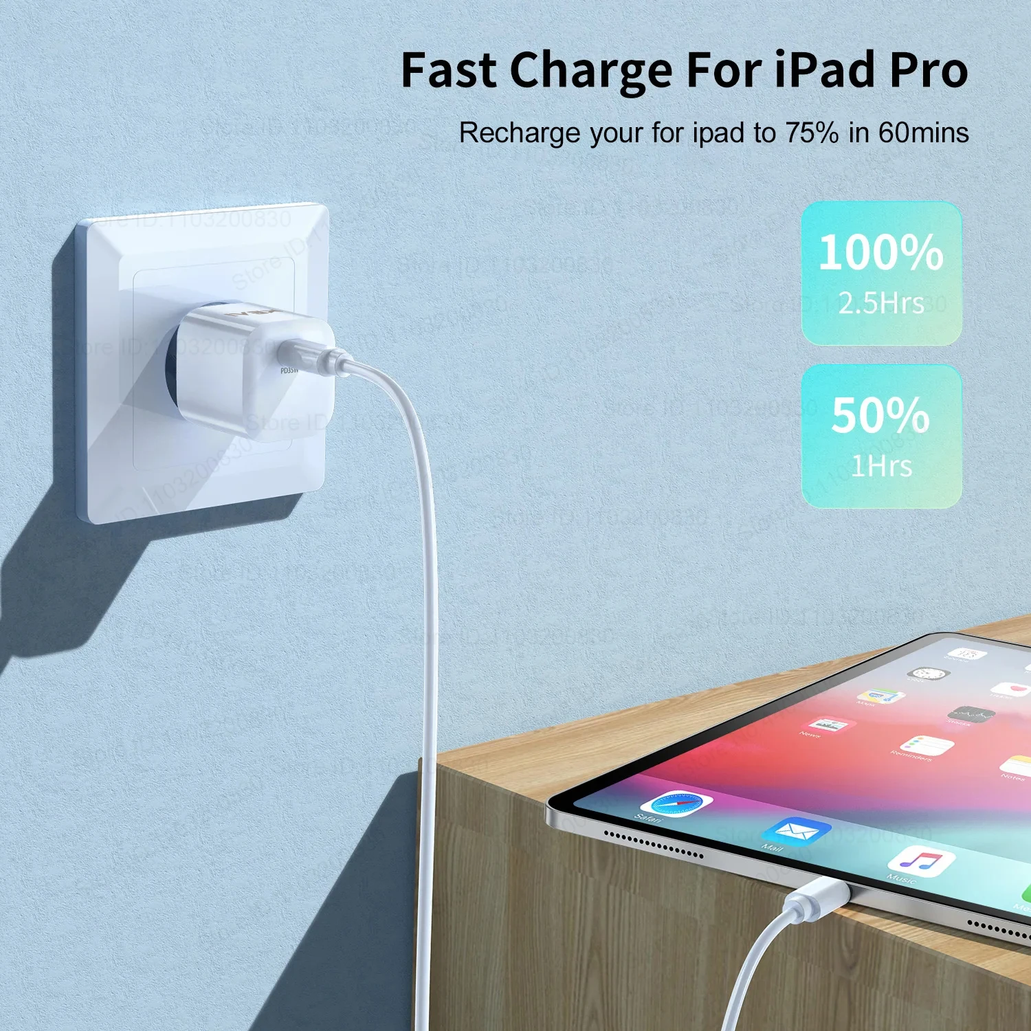 EllAI-Chargeur GaN pour iPhone, Charge Rapide USB C, Adaptateur de Téléphone Ultra, 35W, Xiaomi 14, Oneplus, Samsung S24, 15, 14, 11, 12, 13 Pro Max – Image 6