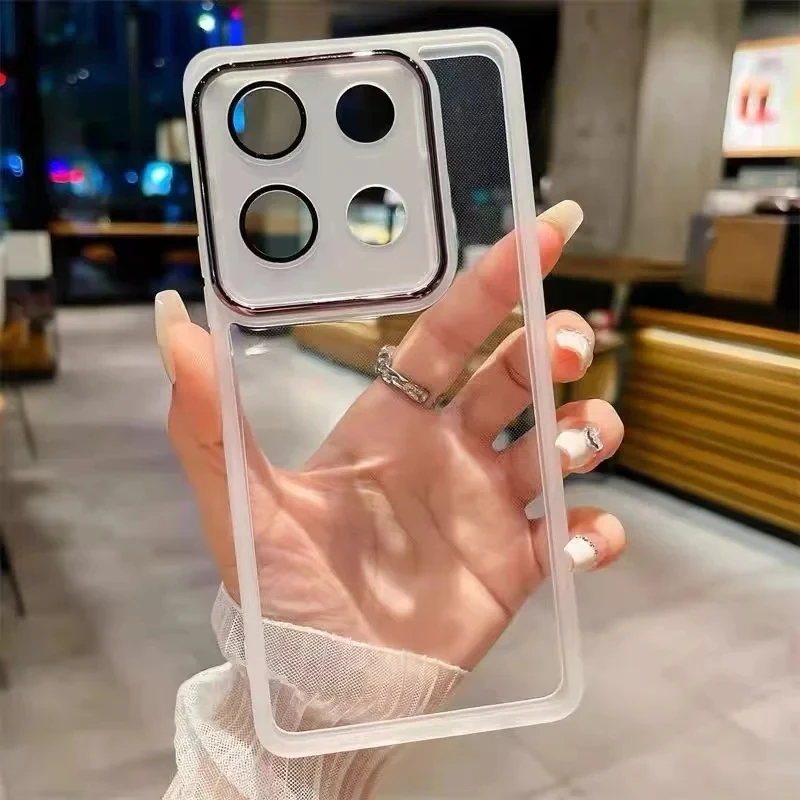 Note 13 Pro coque en silicone transparent pour Xiaomi Redmi Note 10 11 12 13 Pro 4G 5G étuis souples antichoc couverture d'objectif accessoires de téléphone – Image 5