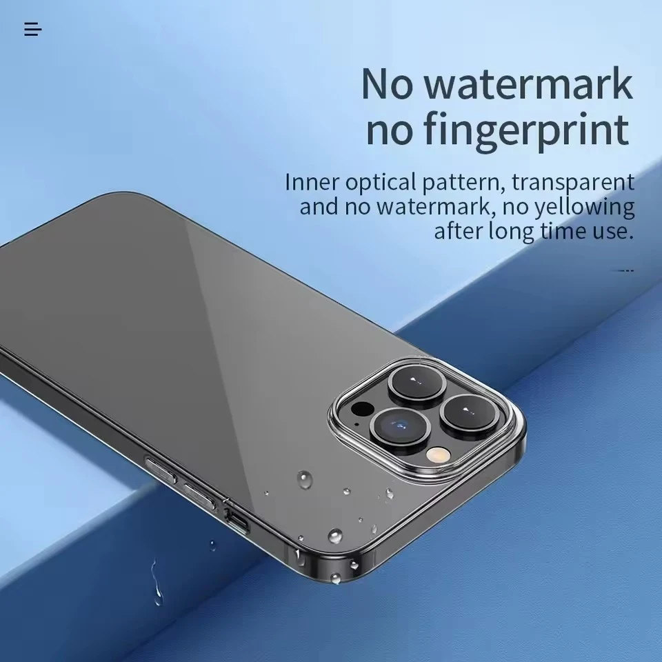Coque de téléphone transparente Ultra fine, étui arrière souple en Silicone pour iPhone 11 12 13 14 15 16 Pro Max 8 7 6 5 Plus Mini X XR XS – Image 6