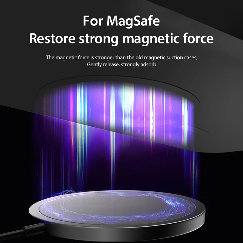 Coque en Silicone Ultra magnétique pour Magsafe S25, étui de Charge sans fil pour Samsung Galaxy S24 S23 S22 S25 S21 FE A55 A54 A35 A25 A15 – Image 3