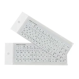 Autocollants clavier arabe universel, 2 pièces, pour PC, ordinateur portable, clavier d'ordinateur