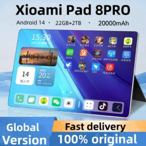 2025 Version mondiale originale tablette Android Pad 8 Pro 22GB + 2TB Snapdragon 870 tablettes PC 5G double carte SIM ou WIFI HD 4K Mi Tab