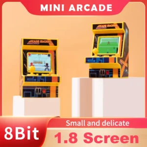 Console de jeu Portable, Mini jouets d'arcade, lecteur de jeu portatif de poche, 1.8 pouces, joueur nostalgique, cadeau pour enfant avec 152 jeux pour enfants