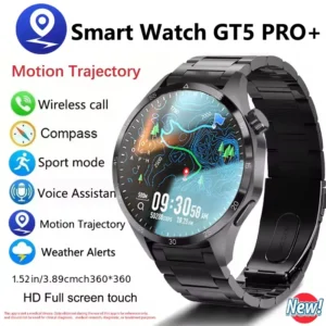 Pour HUAWEI GT5 Pro GPS NFC montre intelligente hommes 360*360 AMOLED écran fréquence cardiaque Bluetooth appel IP67 étanche homme Smartwatch 2025