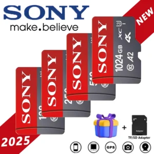 SONY carte Micro SD 1 to 512GB haute vitesse C10 U3 carte mémoire V30 pour drones caméras Micro SD 256GB 128GB TF carte mémoire Flash