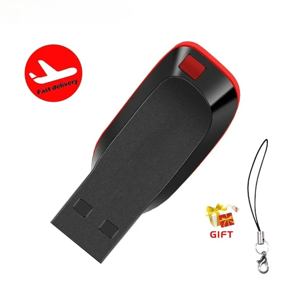 SHANDIAN Mini clé USB Portable 128GB Logo personnalisé gratuit clé mémoire 64GB clé USB haute vitesse 32GB U disque cadeau d&rsquo;affaires