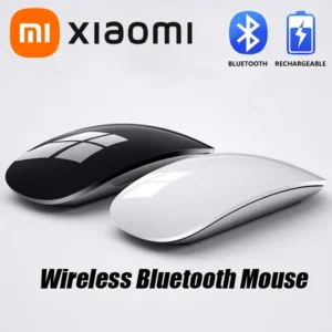 Xiaomi – souris sans fil noire, silencieuse, Rechargeable, adaptée à Ipad/mac, Ultra légère, ergonomique