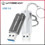 Wangenda-Clé USB 3.0 Rotative, Clé USB 256, Porte-clés, Nouveau, 3.0 Go, 64 Go, 32 Go, 16 Go, 8 Go