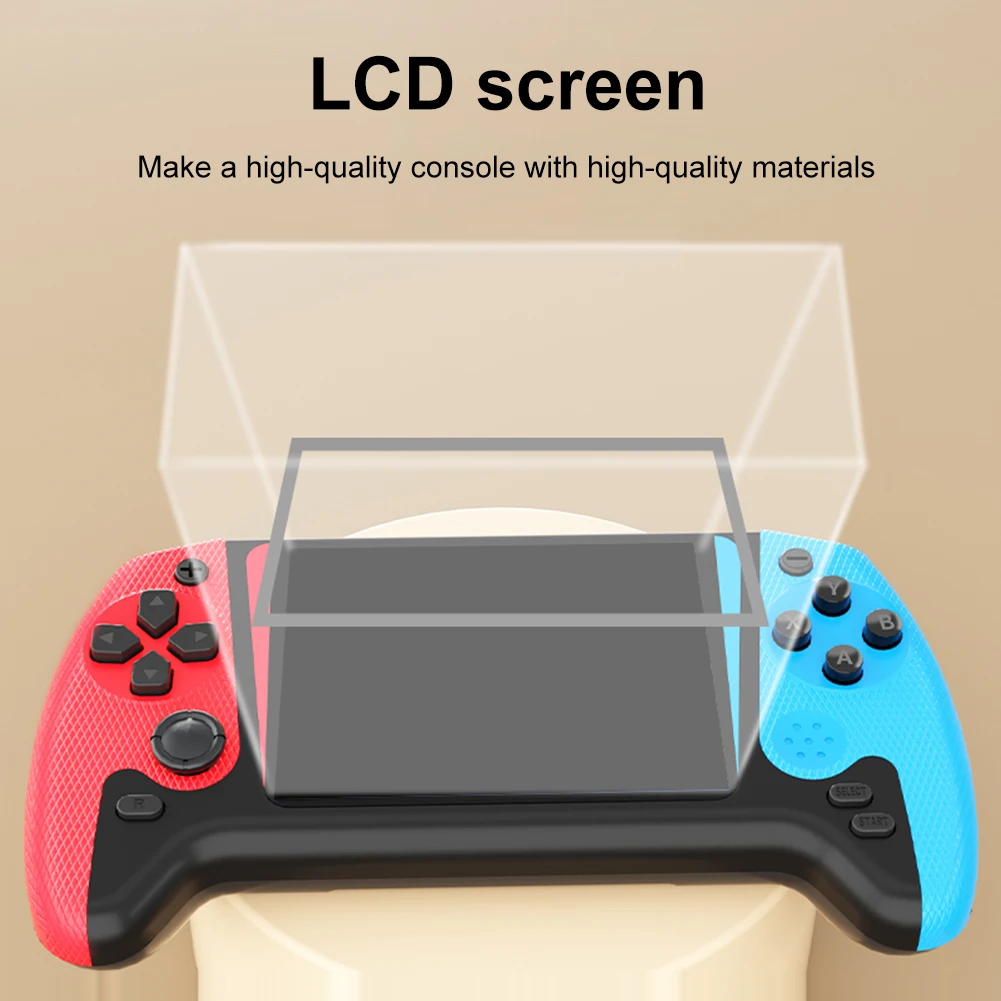 Console de jeu écran LCD 3.5 pouces intégré 500 jeux Console de jeu Portable TV connecter Console de jeu nostalgique pour lecteur unique – Image 4