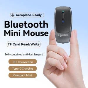 Mini souris sans fil Bluetooth 5.1, Portable, Rechargeable, lecteur de carte TF, silencieuse, réglable, DPI, pour téléphone, tablette, ordinateur Portable