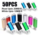 50 pièces/lot USB Flash Drives 4GB 2GB 1GB clé USB 128MB 512MB 32gb 16gb 8gb vente en gros disque métallique USB Logo personnalisé gratuit