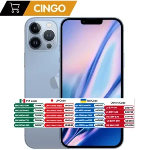 Apple iPhone 13 Pro 128 Go 256 Go ROM A15 Face ID Écran OLED 6,1" Caméra 12 MP