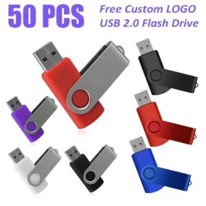 50 pièces USB Flash Drives 4G 8GB Pen Drive 16GB 32GB Flash Disk 64GB 128GB USB Memory Stick 256MB 512MB 1GB 2GB Logo gratuit/expédition