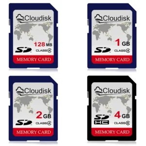 Cloudisk carte SD classe 6 4 Go carte du monde classe 4 2 Go 1 Go 128 Mo carte mémoire pour appareil photo