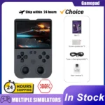 XU10 Console de jeu rétro Portable 3.5 « écran IPS système Linux 3000mAh batterie jeux intégrés Console de jeu vidéo Portable cadeaux