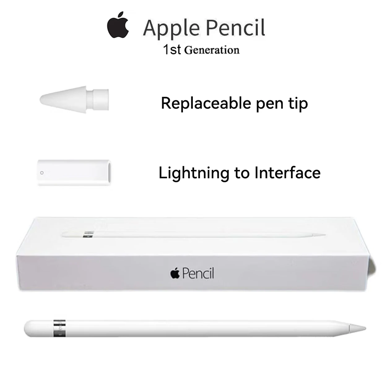 Pour Apple Pencil 1st 2nd USB-C stylet iOS tablette stylo tactile avec affichage de puissance pour iPad 10 Pro 11 Pro 12.9 air 3 4 5 mini 5 6 – Image 2