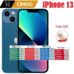 iPhone 13 d&rsquo;origine 128GB/256GB ROM débloqué A15 puce IOS 5G Smartphone Face ID 6.1 « écran OLED iphone 13 téléphone portable