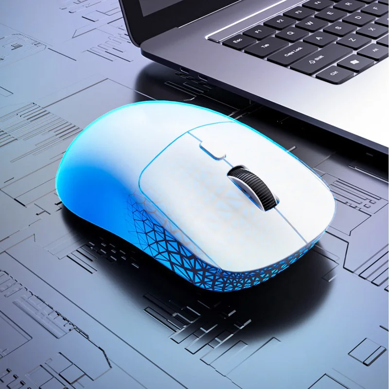 Xiaomi nouvelle souris de jeu Bluetooth 2.4GHz sans fil pour type-c Rechargeable Tri-modèle Mini souris Bluetooth sans fil Portable 2025 – Image 3