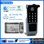 TTLock WIFI Version passerelle intégrée empreinte digitale étanche porte extérieure mot de passe carte Rfid serrure de porte intelligente sans clé