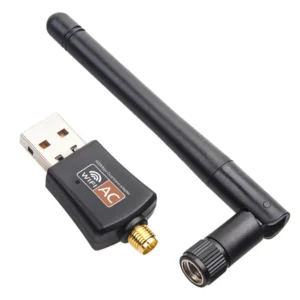 Adaptateur wifi USB double bande 600Mbps, 2.4GHz, 5GHz, avec antenne, Mini ordinateur, récepteur de carte réseau
