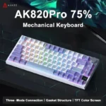 AJAZZ AK820 / AK820Pro clavier mécanique de jeu 75% 82 touches filaire monomode/Bluetooth clavier de joueur sans fil pour ordinateur portable