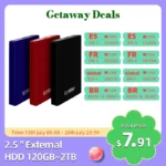 KESU HDD 2.5 « 120 mo/s disque dur externe Portable 2 to/1 to/500 go/320 go USB3.0 mémoire disque pour PC de bureau/ordinateur Portable/Mac/Xbox/PS4/TV