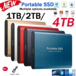 2025 nouveau disque dur étanche à l&rsquo;eau et à la poussière disque dur externe Portable USB 3.1 disque solide haute vitesse pour PC/transfert de données/ordinateur Portable