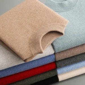 ANGEL hommes 100% laine mérinos pull col montant pulls automne hiver intelligent décontracté cachemire tricots basique mâle vêtements hauts