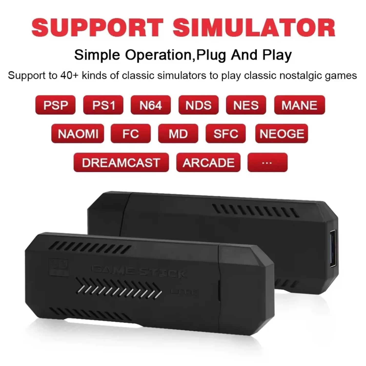 Console de jeu Ultra vidéo X2 ou seulement, Double contrôleur sans fil 2.4G, jeux 4K HD30000, jeux rétro 128 go, cadeau de noël – Image 3