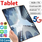 Tablette Android Pad 15 Pro, 16 Go + 1 To, Snapdragon 2024, Tablettes PC, 5G Touriste EpiCard, WiFi HD, 4K Mi Tab, 870 Original, Version globale