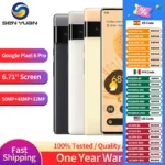 Téléphone portable débloqué d&rsquo;origine Google Pixel 6 Pro 5G, 6.7 en effet, 12 Go de RAM, 128 Go, 256 Go, 512 Go, Dean NDavid, Octa Core, Android 6 Pro