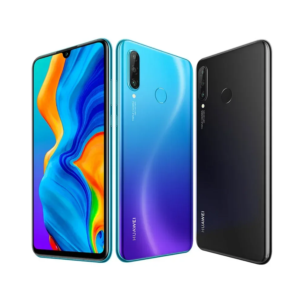Huawei P30 Lite Smartphone Android mondial débloqué, 6,15 pouces, 128 Go de ROM, 24 MP + 32 MP, Google Play Store, téléphone portable, débloqué – Image 3