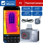 Caméra d&rsquo;imagerie thermique P2/P2Pro, détection de chaleur 512 × 384 pour téléphone 1112 ℉ Imageur thermique infrarouge