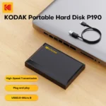 100% Original KODAK disque dur externe 1 to disque dur Portable 500GB 5 Gb/s haute vitesse PSSD pour ordinateur de bureau PS4/PS5/commutateur