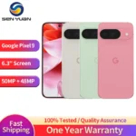 Google Pixel 9 Pixel9 5G 6.3 « OLED 12GB RAM 128/256GB ROM NFC Octa Core Google Tensor G4 Original débloqué téléphone portable Android