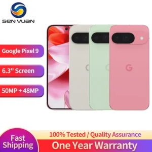 Google Pixel 9 Pixel9 5G 6.3 "OLED 12GB RAM 128/256GB ROM NFC Octa Core Google Tensor G4 Original débloqué téléphone portable Android
